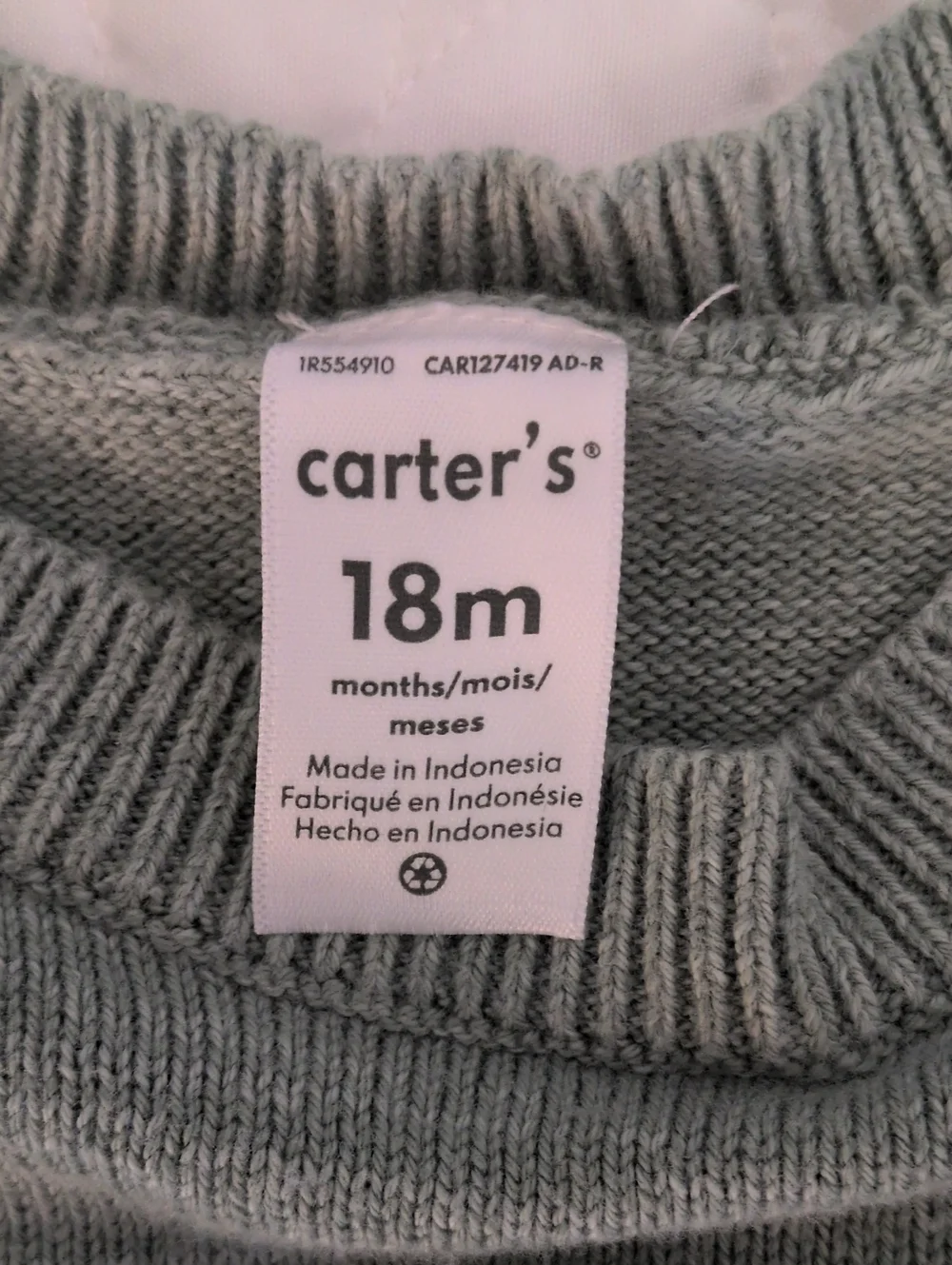 Carter's Apples And Flowers Sweater